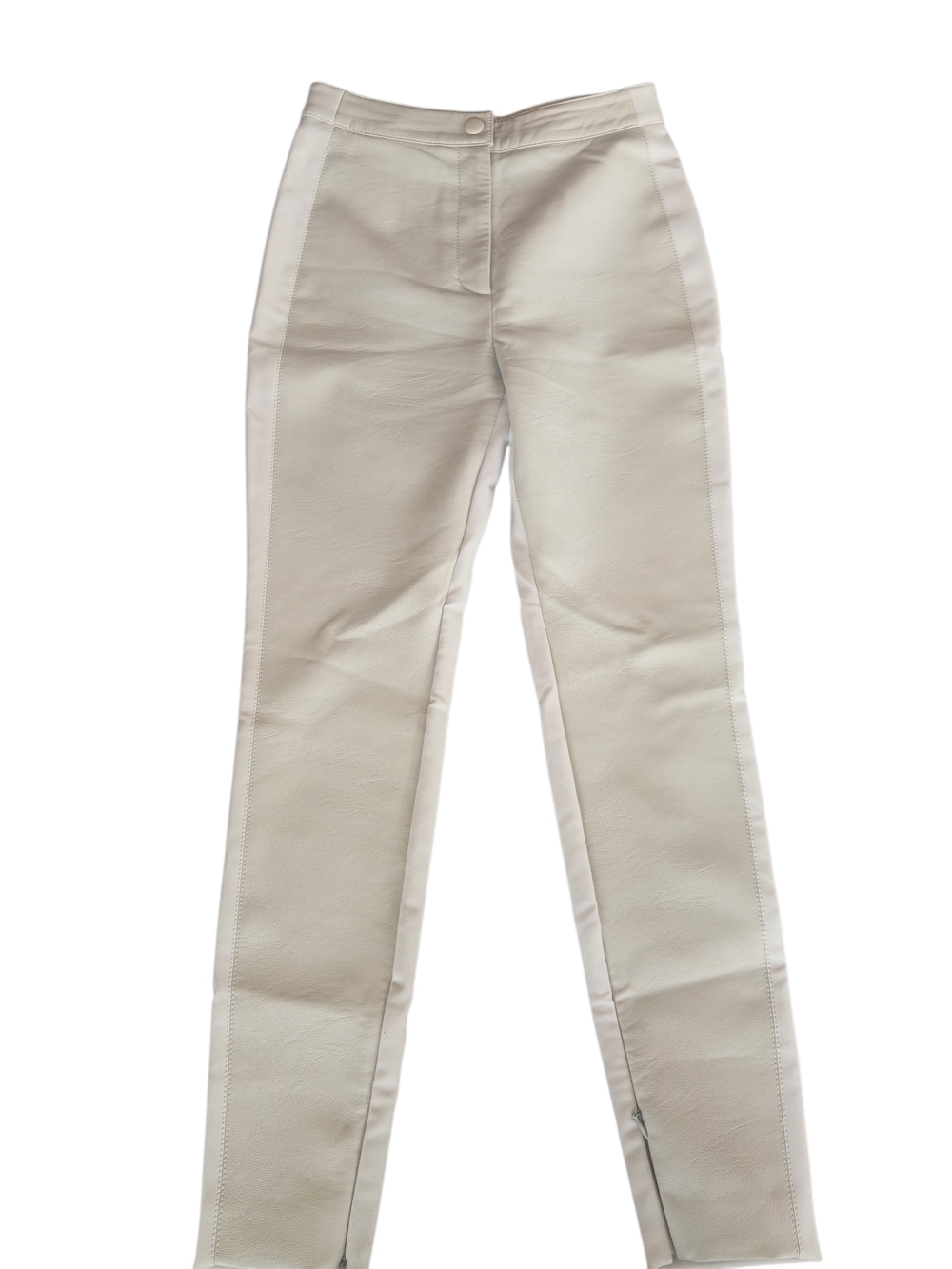 Stella McCartney Cream High-Waist Trousers Altermat Size 2 Altermat Pants Oat